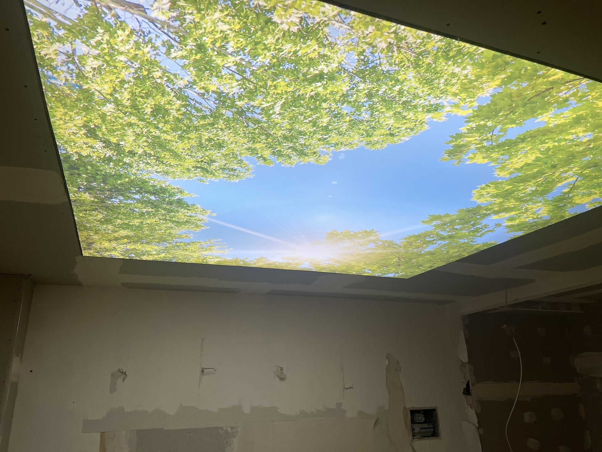 Bedruckte Spanndecke — Referenzprojekt 14